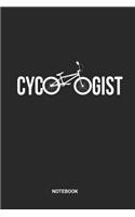 Cycologist Notebook: Dotted Lined BMX Bike Notebook (6x9 inches) ideal as a Biking Journal. Perfect as a Biker Book for all Little BMXer Bikes Lover. Great gift for Men 