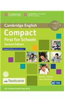 Compact First for Schools Student's Book without Answers with CD-ROM with Testbank