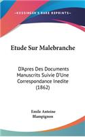Etude Sur Malebranche