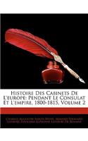 Histoire Des Cabinets De L'europe