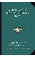A Summary Of Modern History (1875)