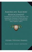 American Railway Management