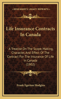 Life Insurance Contracts In Canada