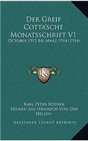 Der Greif Cotta'sche Monatsschrift V1