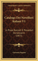 Catalogo Dei Novellieri Italiani V1