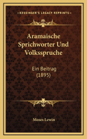 Aramaische Sprichworter Und Volksspruche