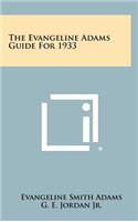 Evangeline Adams Guide for 1933