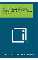 Improvement of Teaching in the Sunday School