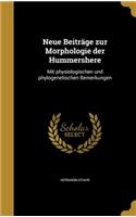 Neue Beiträge zur Morphologie der Hummershere: Mit physiologischen und phylogenetischen Bemerkungen(German)