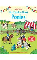 First Sticker Book Ponies