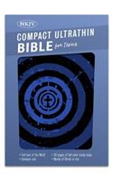 Compact Ultrathin Bible for Teens-NKJV: New King James Version for Teens, Ultrathin, Blue Vortex Leathertouch