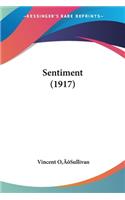 Sentiment (1917)