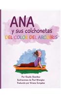 Ana y sus colchonetas del color del arcoíris