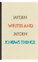 Jayden Writes And Jayden Knows Things