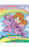 Chibi Girls Coloring Book