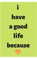 i have a good life