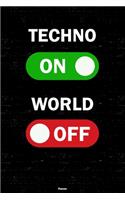 Techno On World Off Planner