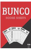 Bunco score sheets