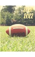 2020-2022 Three 3 Year Planner Football Monthly Calendar Gratitude Agenda Schedule Organizer: 36 Months Calendar; Appointment Diary Journal With Address Book, Password Log, Notes, Julian Dates & Inspirational Quotes