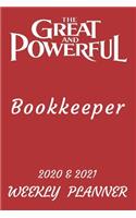 2020 & 2021 Two-Year Daily Planner - Best Gift For Bookkeeper - Funny Appointment Book - Two Year Weekly Agenda Notebook For Accounting Goals: Logbook - Starts Month of January - 2 Calendar Years of Monthly Plans - Day Book For Task Tracking