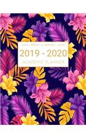 2019-2020 Academic Planner Weekly And Monthly