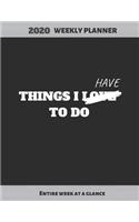 Things I Have to Do