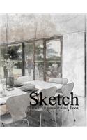 Sketch book: 8.5 x 11 (21.6cm x 27.9cm), 53 sheets (110 pages) of Sketchbook for professionals and students, suitable for Sketching, Drawing, Doodling, Writing a(8 Drawing Pad 8.5 X 11)