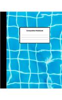 Composition Notebook: Wide-Ruled Blank Lined Notebook - For Girls, Boys, Teens, Kids, Adults - School Writing Notes Journal - 7.5 x 9.25 inches - 100 Pages - Water Editio
