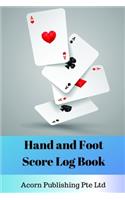 Hand and Foot Score Log Book