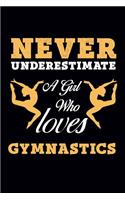 Never Underestimate A Girl Who Loves Gymnastics