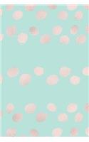 Cute Pattern Rose Gold Sketchbook 4: Mint: 240 Pages Sketchbook: Sketchbook 6 x 9(9 Cute Pattern Rose Gold Series 4)