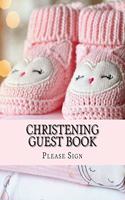 Christening Guest Book