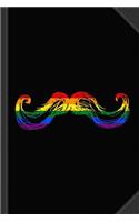 Gay Pride Mustache3 Journal Notebook