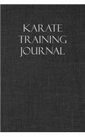 Karate Training Journal: Notebook and Workout Diary: For Training Session Notes