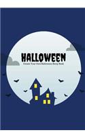 Halloween: Create Your Own Halloween Story Book, 100 Pages, Midnight Blue