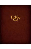 Hobby Notebook: 1/6 Inch Octagonal Graph Ruled, 120 Pages, 8.5" x 11"