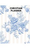 Christian Planner: 2018 Weekly Journal, Monthly & Yearly Planner, Agenda, Schedule, Calendar & Organizer, Monthly Goals, Distraction To Avoid, Monthly Wins & Insights 