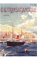 Carnet Ligné Affiche Transatlantique Alger