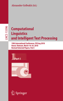 Computational Linguistics and Intelligent Text Processing: 19th International Conference, Cicling 2018, Hanoi, Vietnam, March 18-24, 2018, Revised Selected Papers, Part I