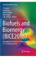 Biofuels and Bioenergy (Bice2016)