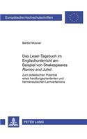 Das Leser-Tagebuch Im Englischunterricht Am Beispiel Von Shakespeares «Romeo and Juliet»