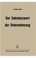 Der Substanzwert der Unternehmung