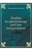 Studies in spectroscopy and low temperatures