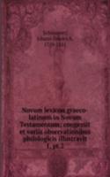 Novum lexicon graeco-latinum in Novum Testamentum