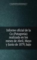 Informe oficial de la Co (Patagonia) realizada en los meses de Abril, Mayo y Junio de 1879, bajo