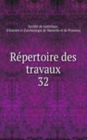 Repertoire des travaux