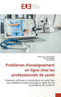 Problèmes d'enseignement en ligne chez les professionnels de santé