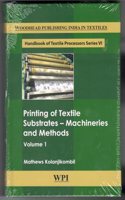 Printing of Textile Substrates Machineries and methods Vol -1