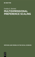 Multidimensional Preference Scaling