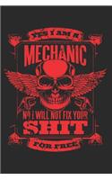 Mechaniker Notizbuch
